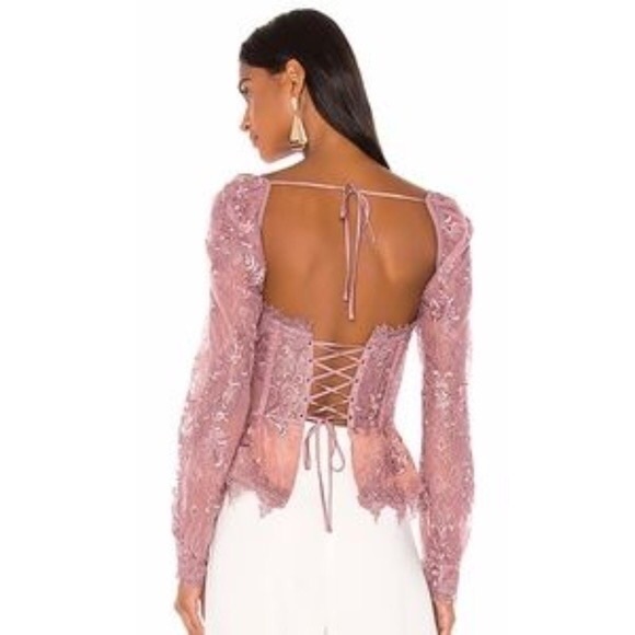 V Chapman Zinnia Top in Elderberry - Picture 2 of 8